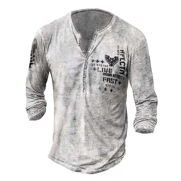 Men's Long Sleeve Fashion Tee